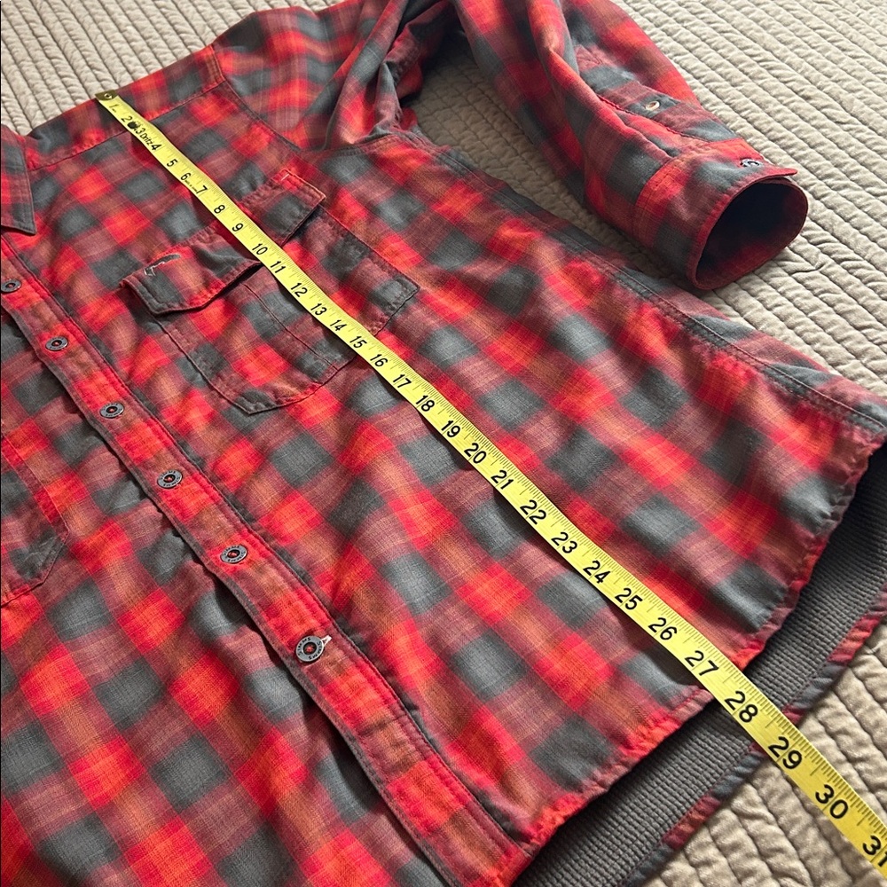 Simms Thermal Lined Plaid Button Front Plaid Shir… - image 11